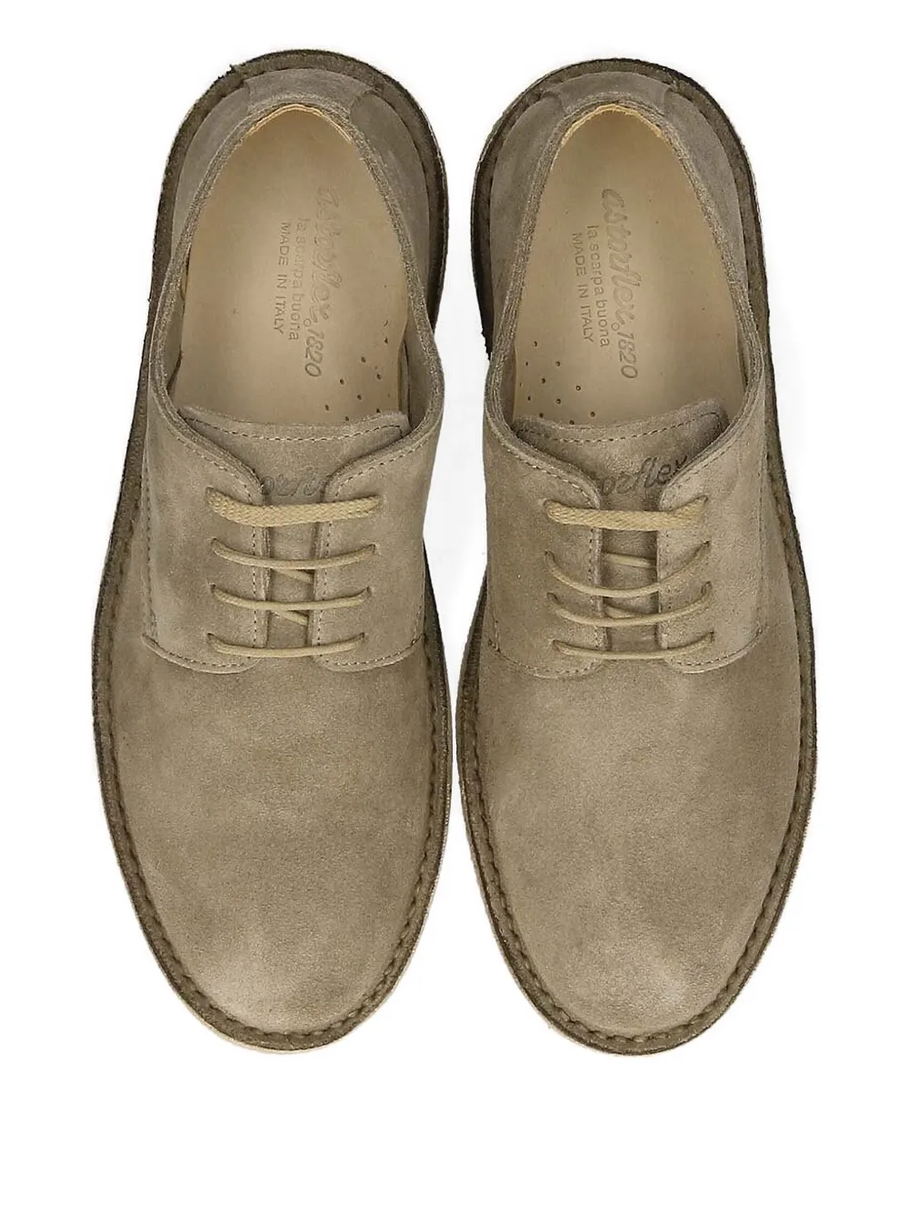 Astorflex Coastflex suede lace-up derby shoes Grey