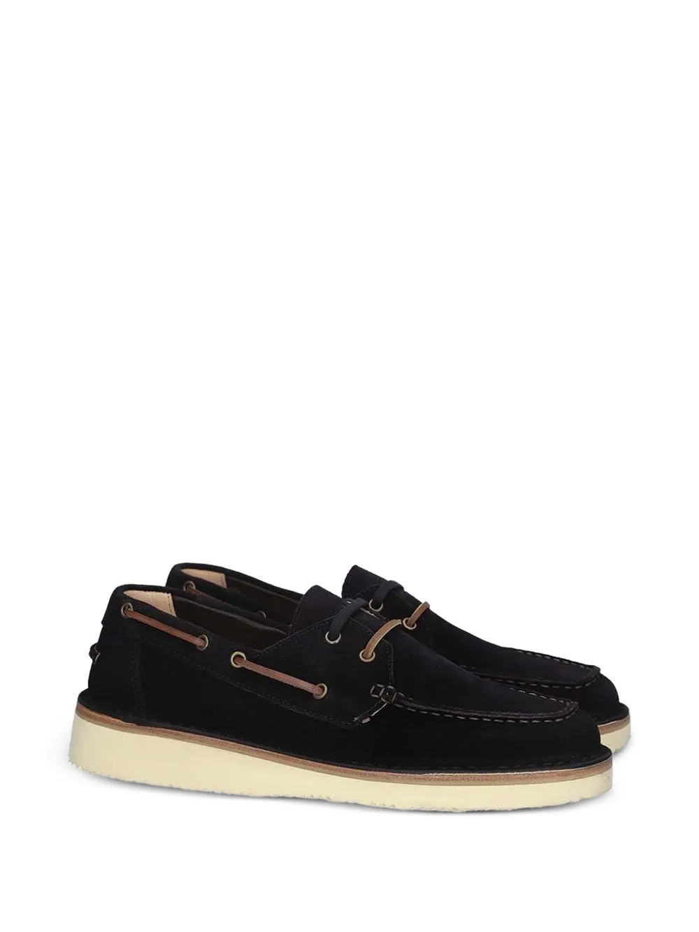 Astorflex Boatflex suede boat shoes Black