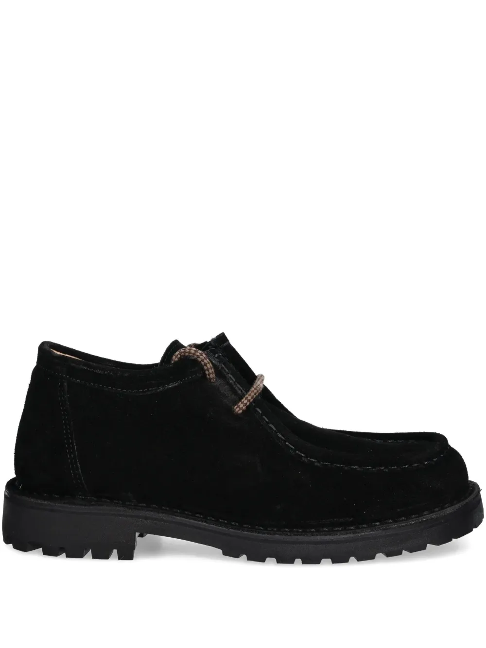 Astorflex Beenflex Suede Derby Shoes In Black