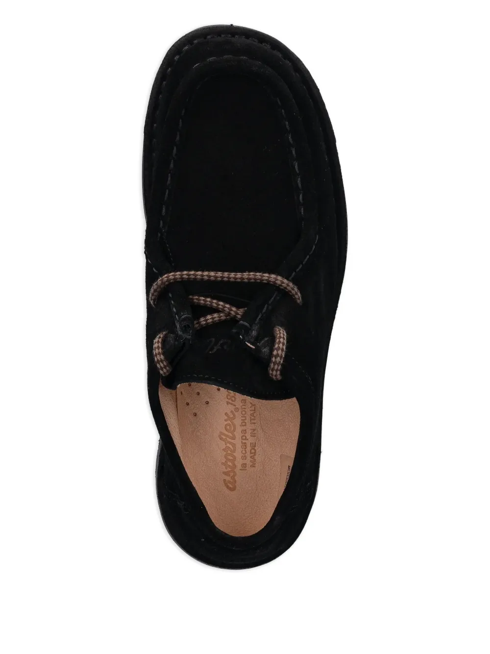 Astorflex Beenflex suede derby shoes Black