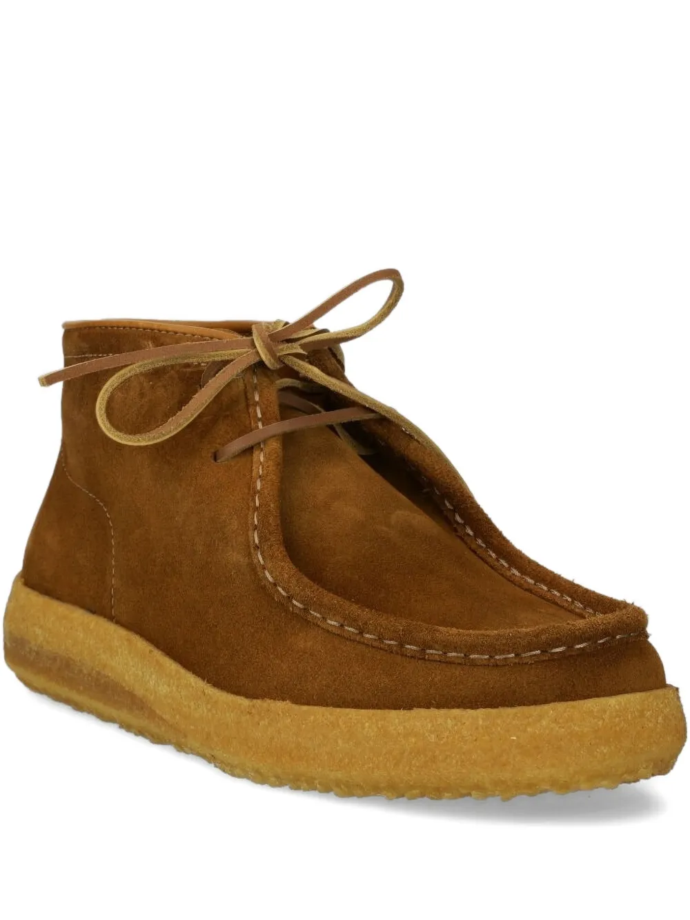 Astorflex suede lace-up boots Brown
