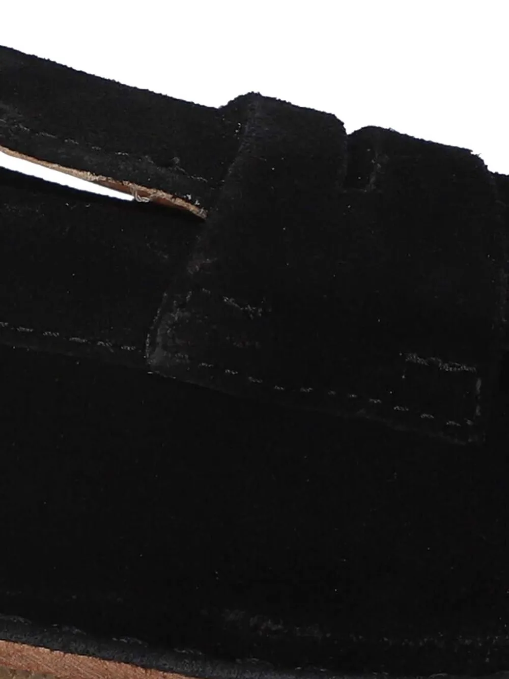 Astorflex suede penny-strap loafers Black