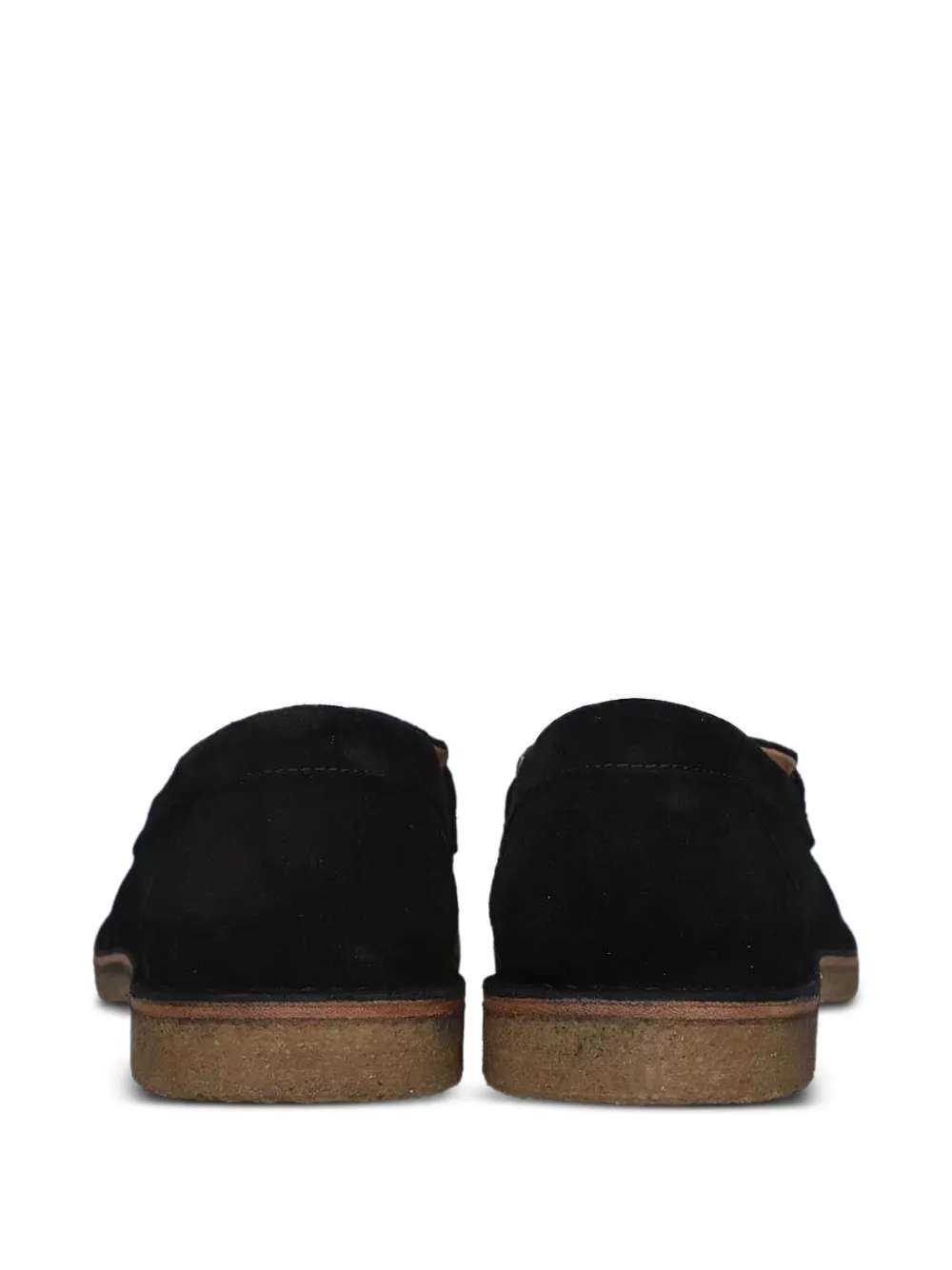 Astorflex suede penny-strap loafers Black