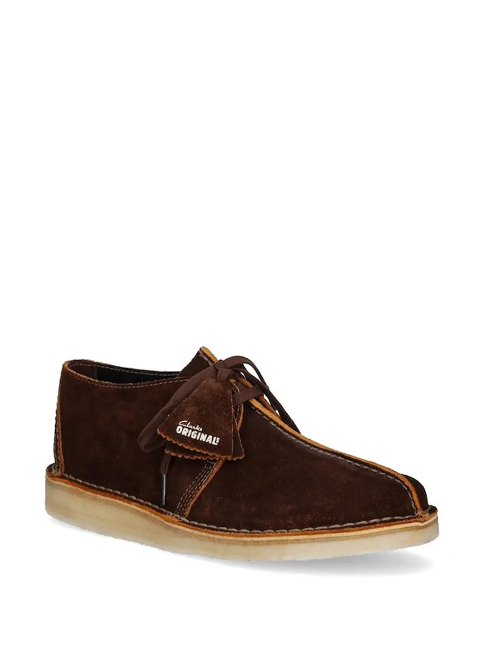 Clarks Originals Veterschoenen met ronde neus Bruin