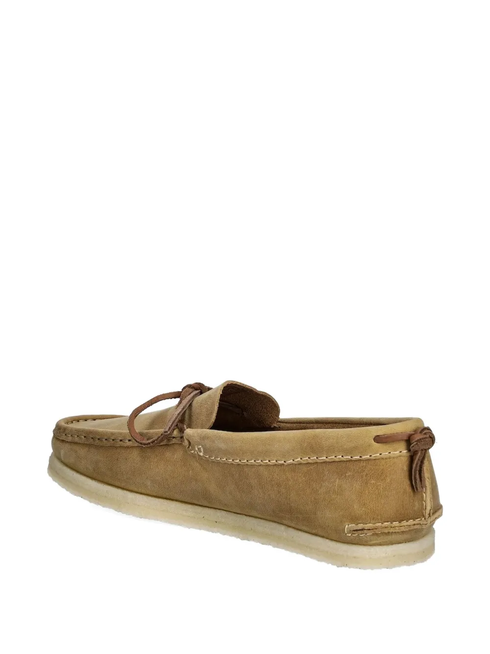 Clarks Originals leather lace-up loafers Brown