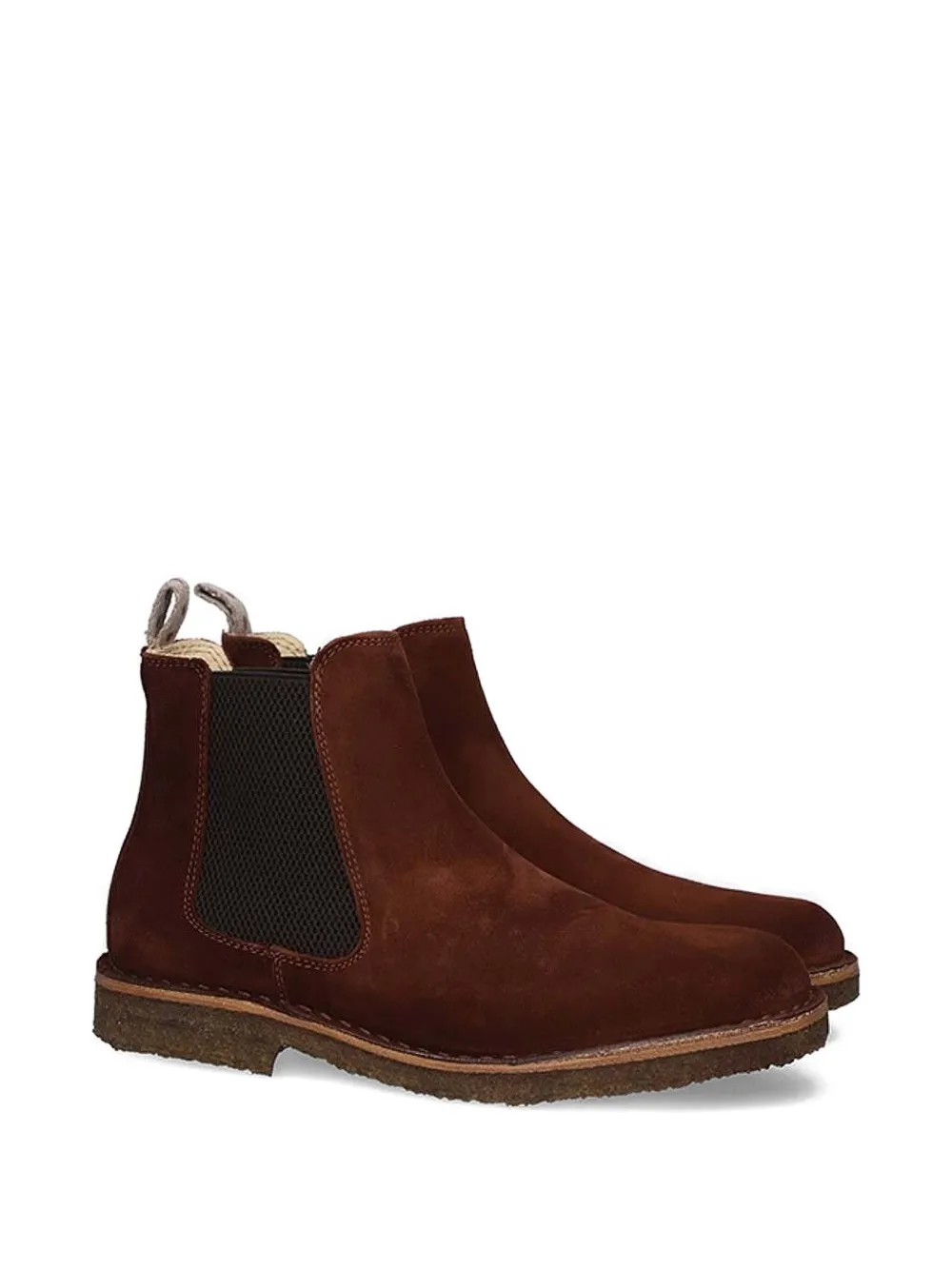 Astorflex Bridgeflex Elastic-panel Chelsea Boots In Brown