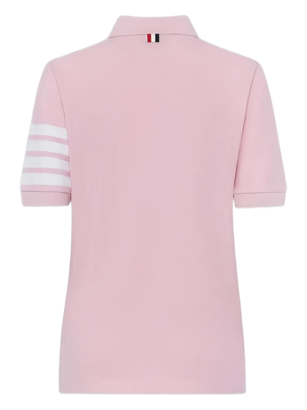 Thom Browne Poloshirt met 4-Bar strepen - 680 PINK