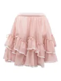 Jenny Fax ruffled tulle mini skirt - Pink