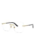 Dolce & Gabbana Eyewear geometric-frame glasses - Gold