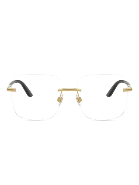 Dolce & Gabbana Eyewear lentes con armazón geométrica