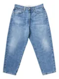 Cycle whiskering-effect jeans - Blue