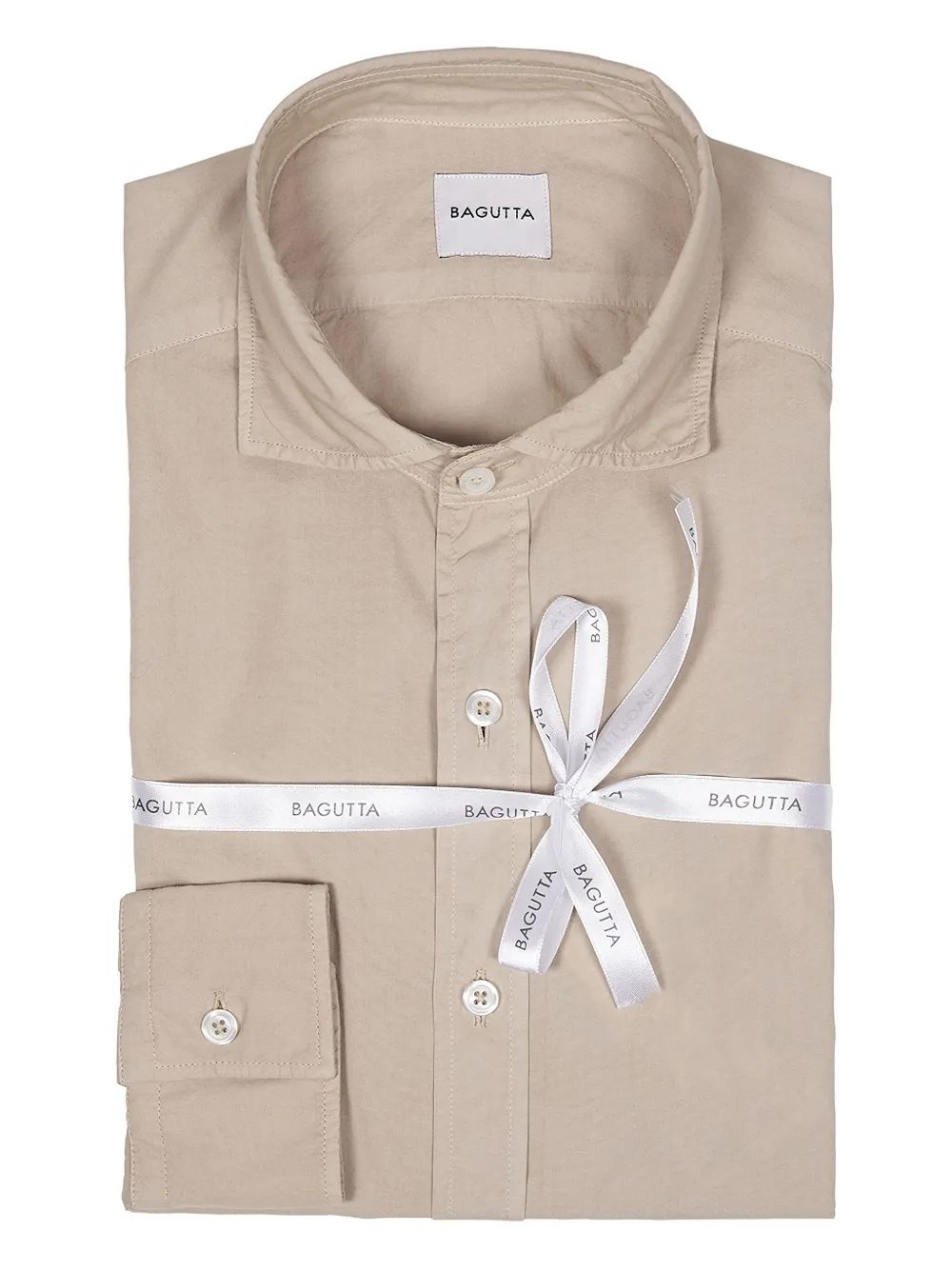 Bagutta button-up shirt | Neutrals | Image 1