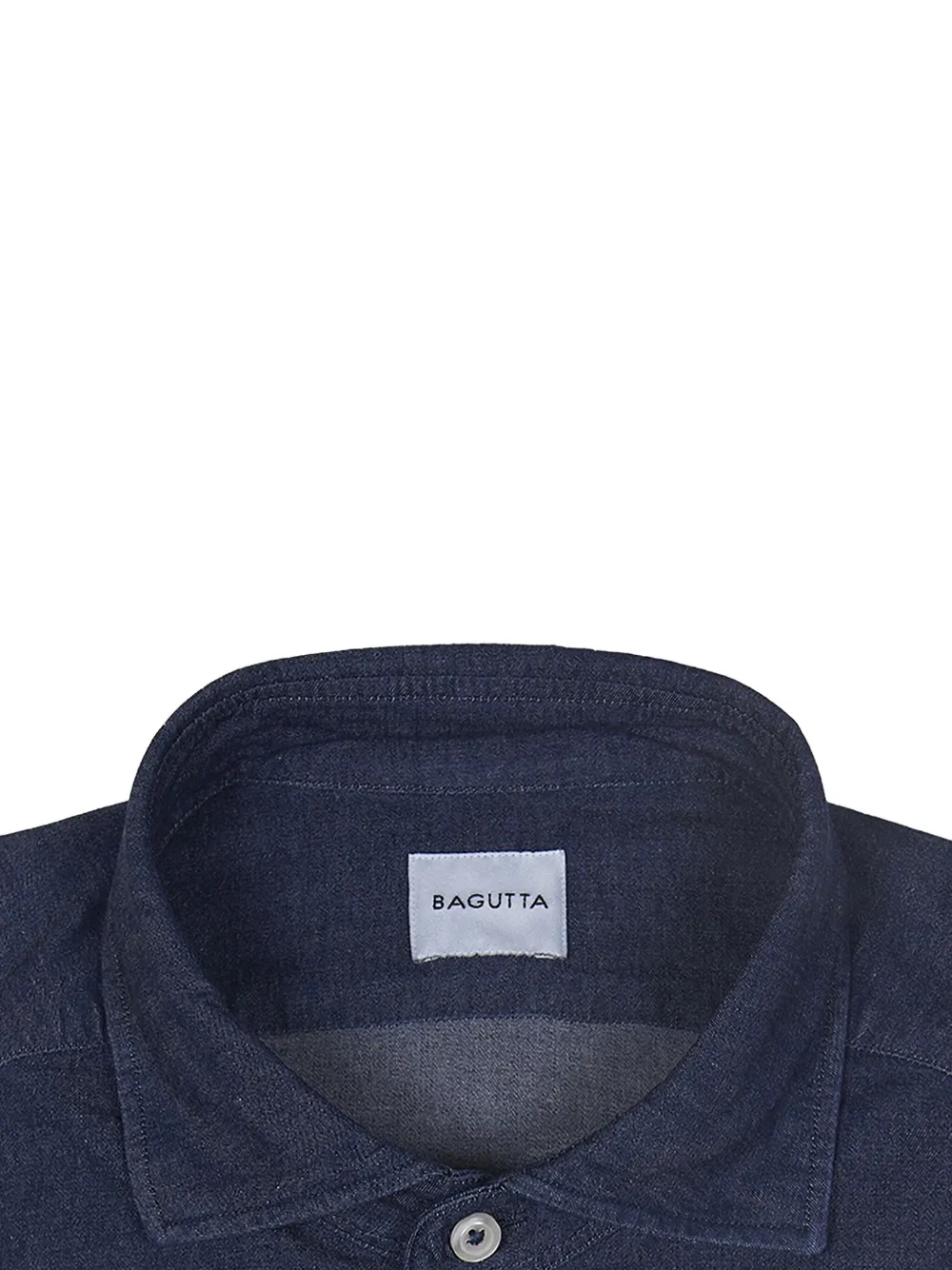 Bagutta denim button-down shirt - Blauw