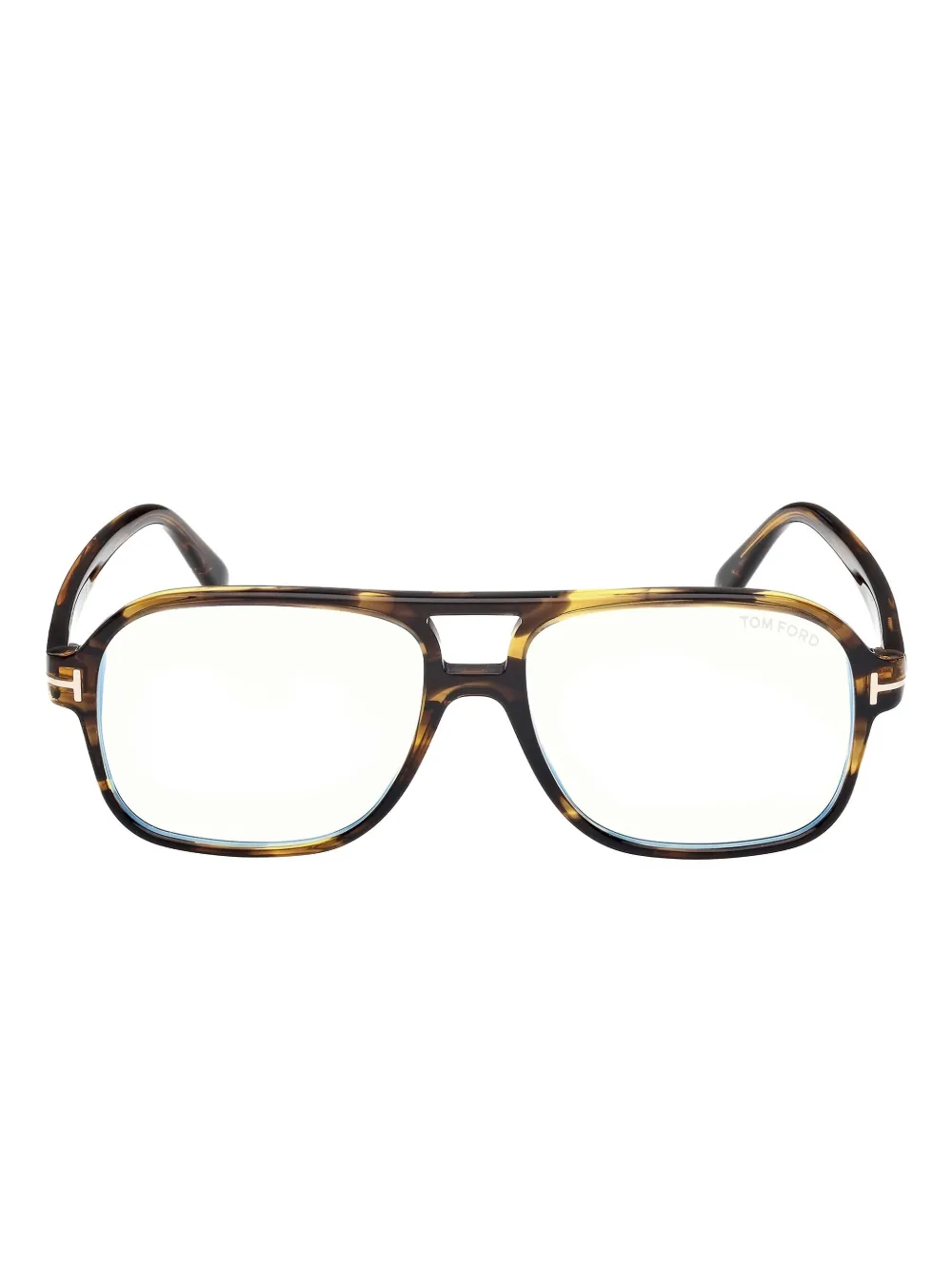 TOM FORD Eyewear tortoiseshell navigator-frame glasses | Image 2