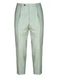 Berwich striped tailored trousers - Green