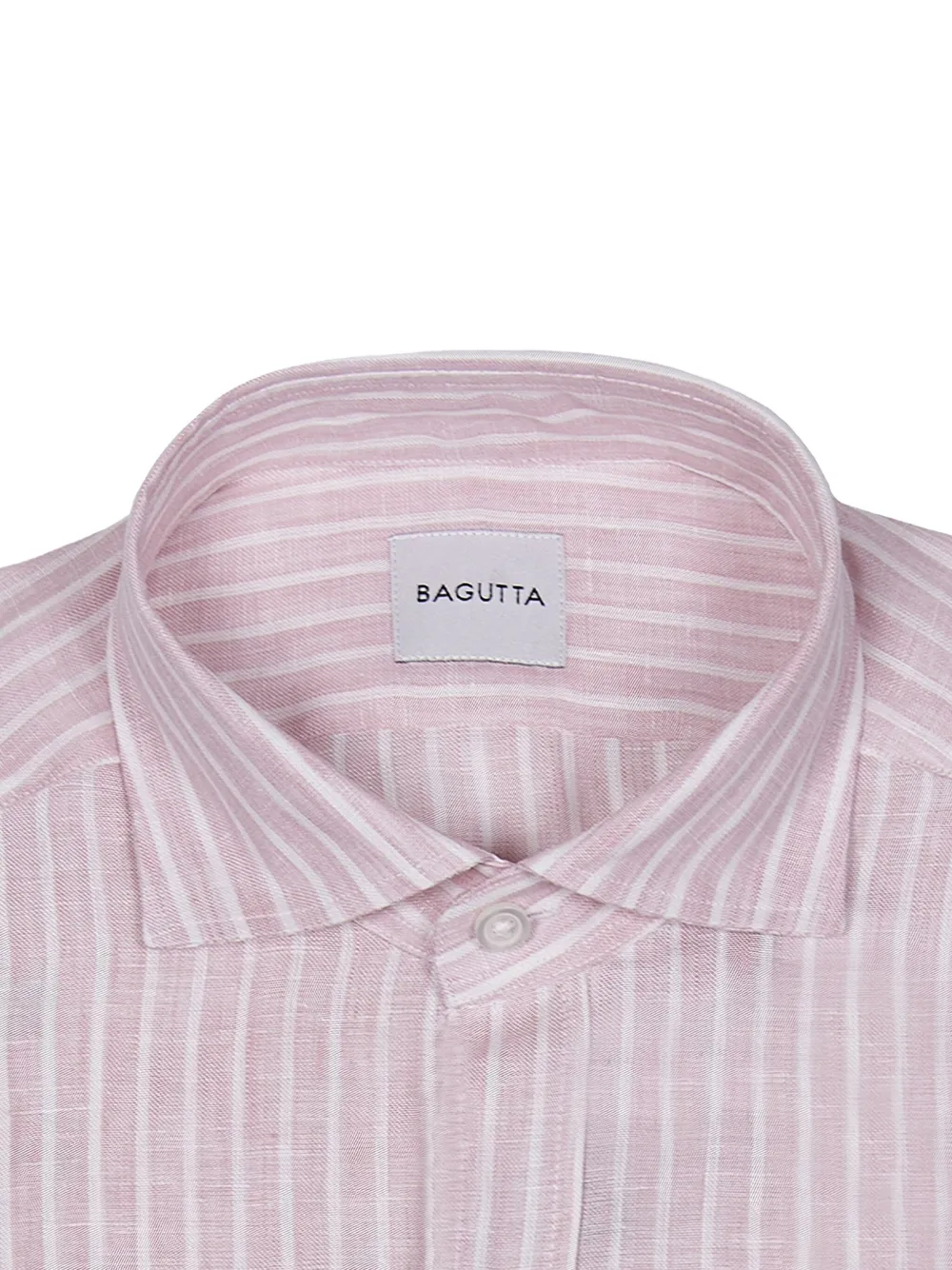 Bagutta striped button-up shirt - Roze