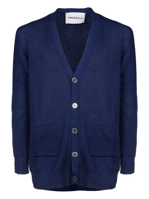 AMARÁNTO pocketed V-neck cardigan