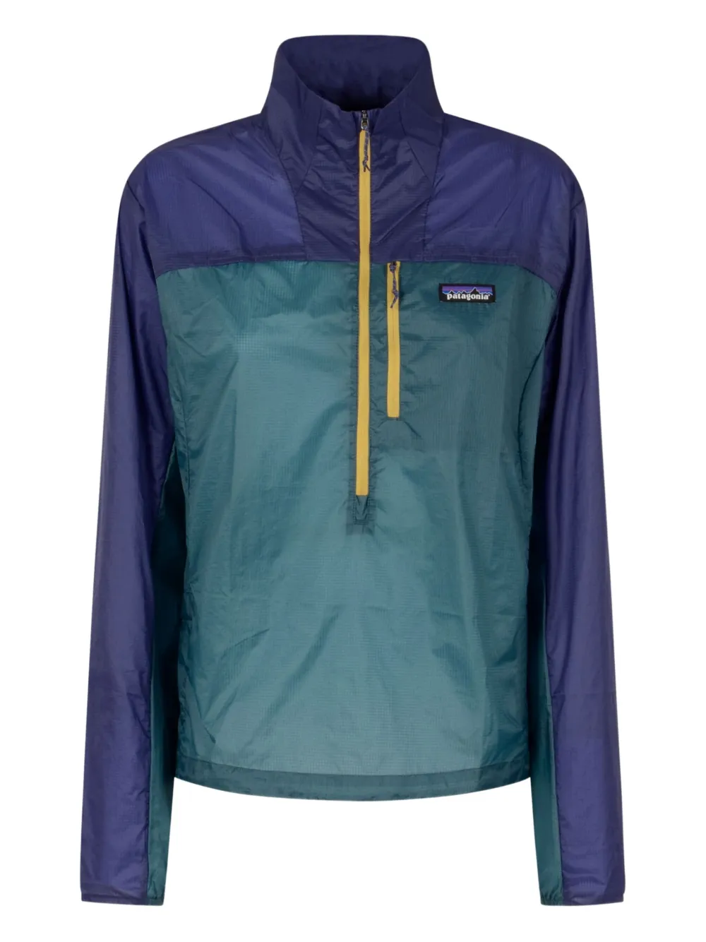 Patagonia Houdini Stash performance sweater met halve rits Blauw