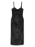 RACIL Mia polka-dot midi dress - Black