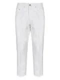 BE ABLE high-rise tapered jeans - White