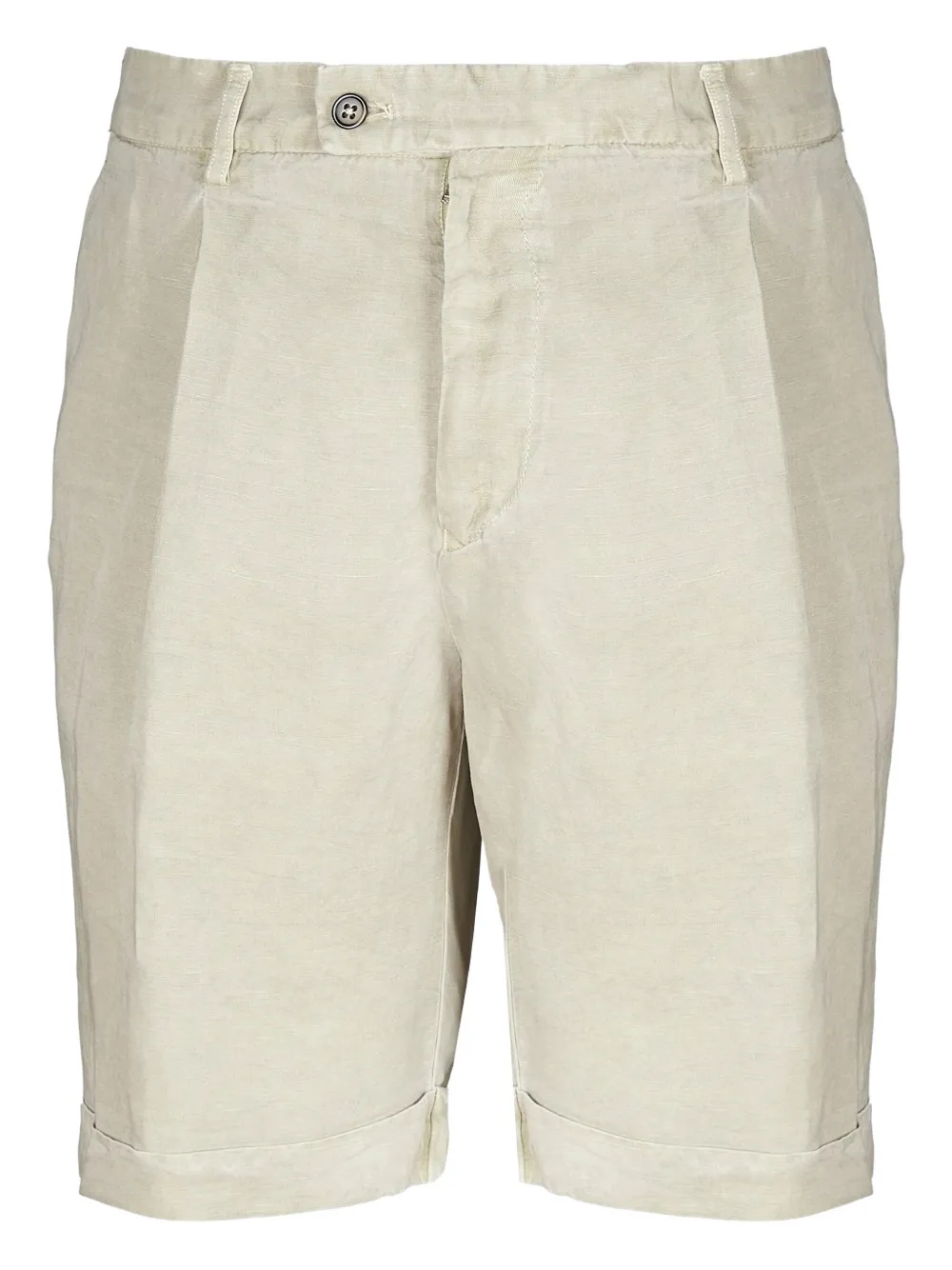 Berwich pleat-detailed linen shorts | Neutrals | Image 1
