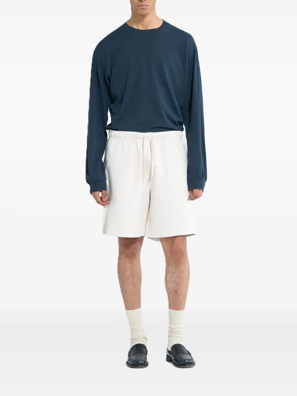 Haikure drawstring-waist shorts - Beige