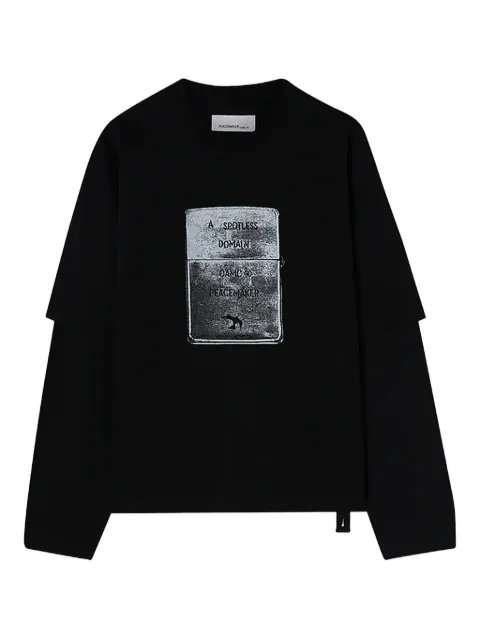 OAMC graphic-panel sweatshirt