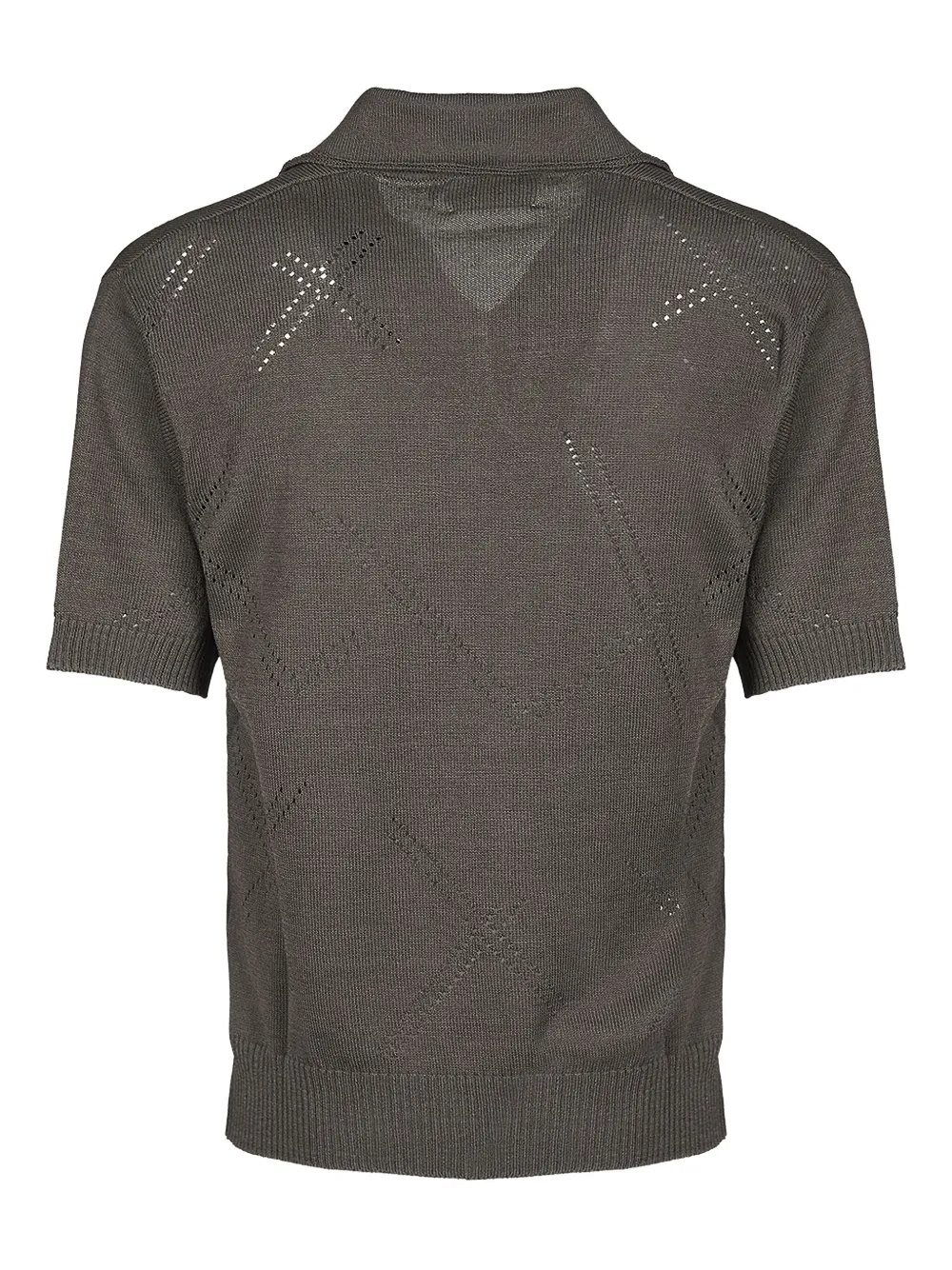 Atomo factory knitted short-sleeve T-shirt - Bruin