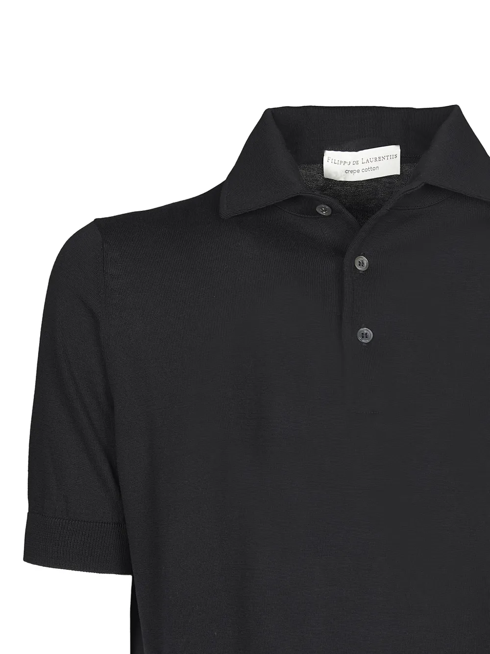 Filippo De Laurentiis cotton polo shirt - Zwart