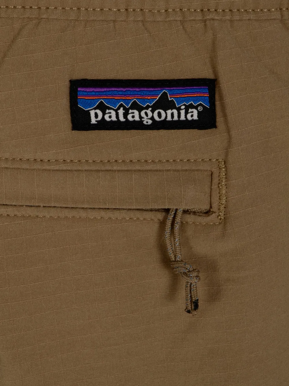 Patagonia Broek met elastische zak Bruin