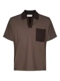 atomo factory cotton polo shirt - Brown