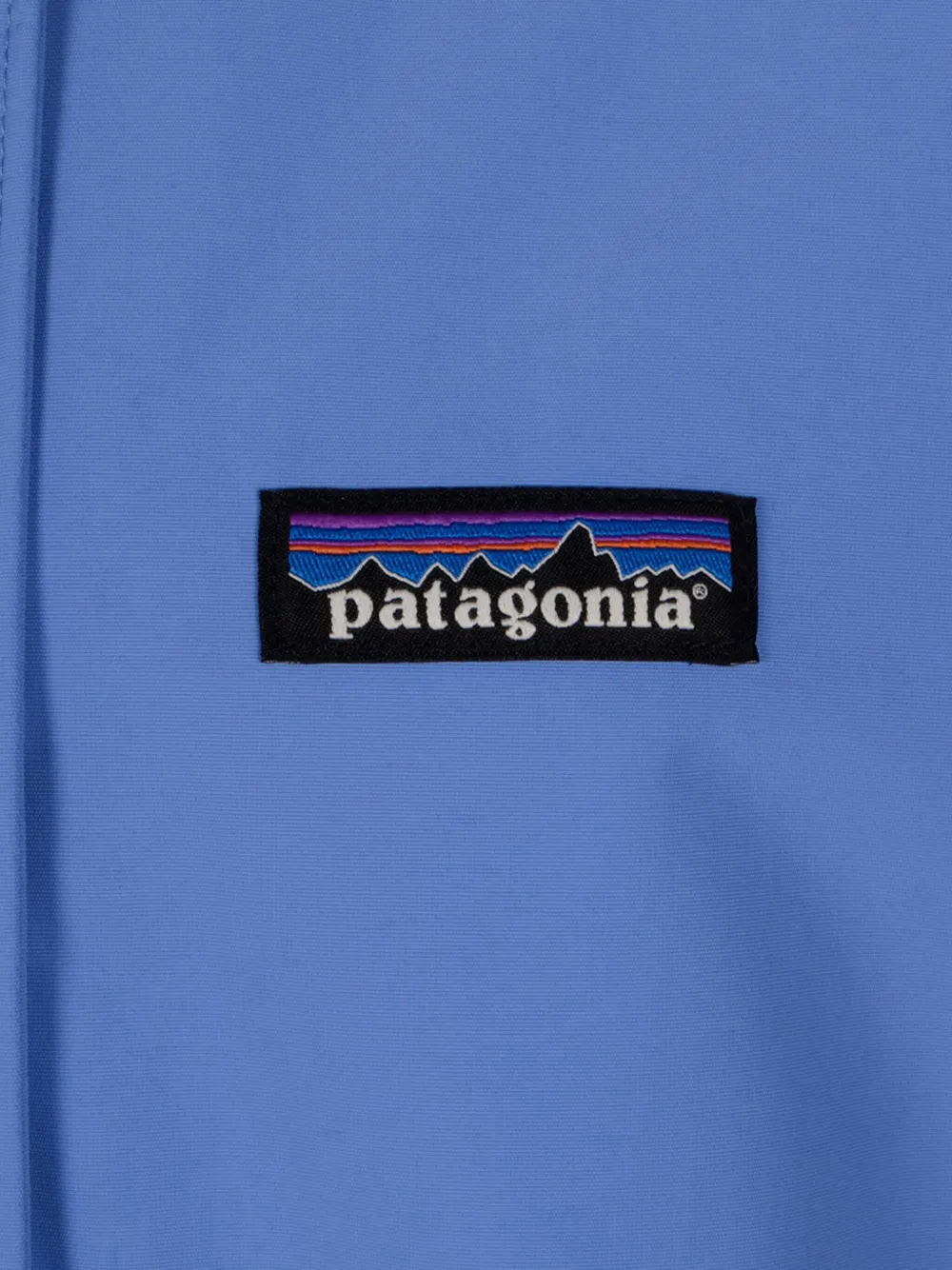 Patagonia hooded button-fastening jacket Blauw