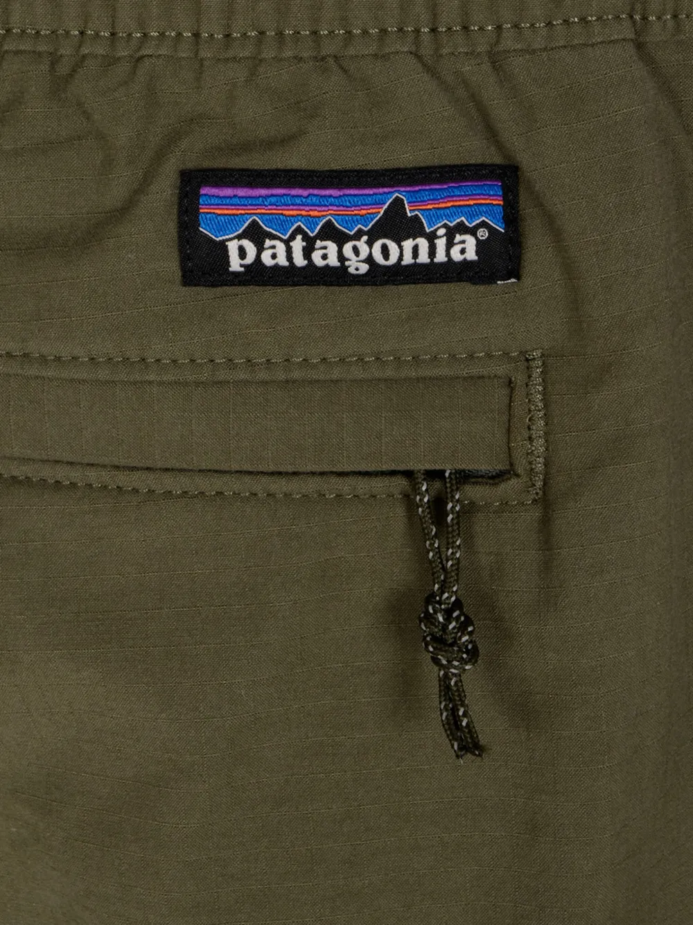 Patagonia Broek met elastische cuffs Groen