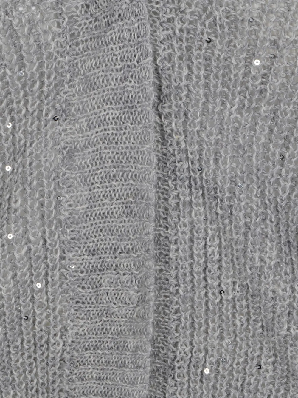 Peserico sequin-embellished cardigan Grijs