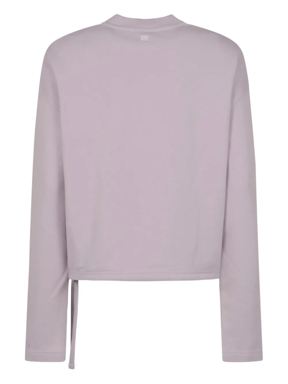AMIRI Ami De Coeur katoenen T-shirt met lange mouwen Paars