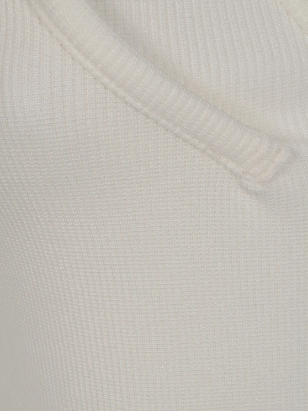 Christopher Esber cut-out ribbed top Wit