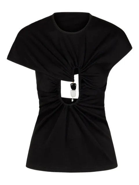 Christopher Esber cut-out ribbed top
