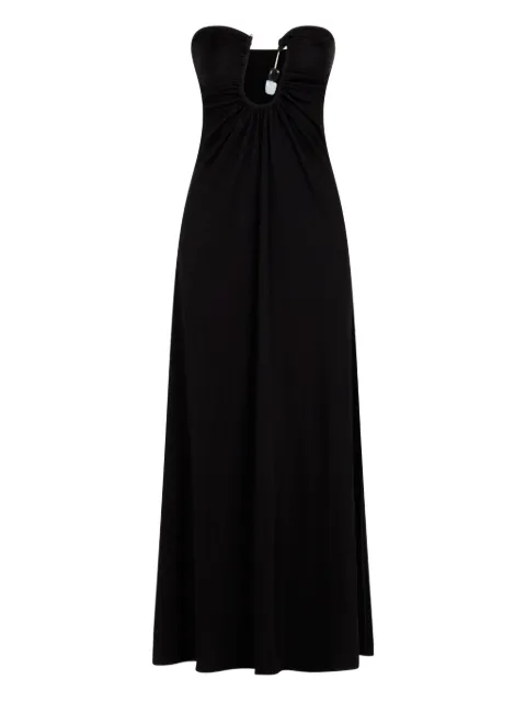 Christopher Esber stone-embellished strapless dress