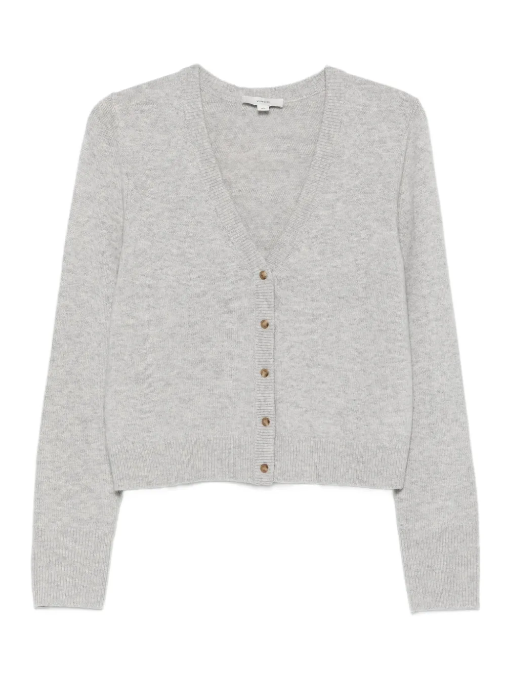 Vince V-neck button cardigan | Grey | Image 1