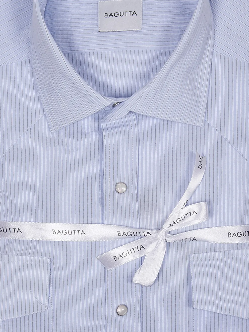 Bagutta striped button-up shirt | Image 2
