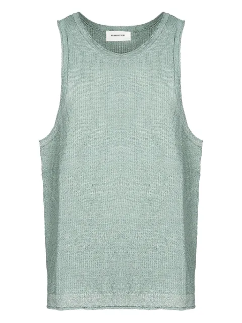 atomo factory ribbed sleeveless tank top