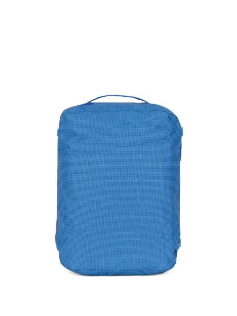 Patagonia grid-pattern duffel bag