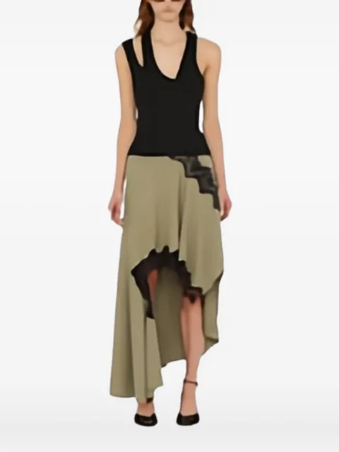 Christopher Esber one-shoulder ribbed top