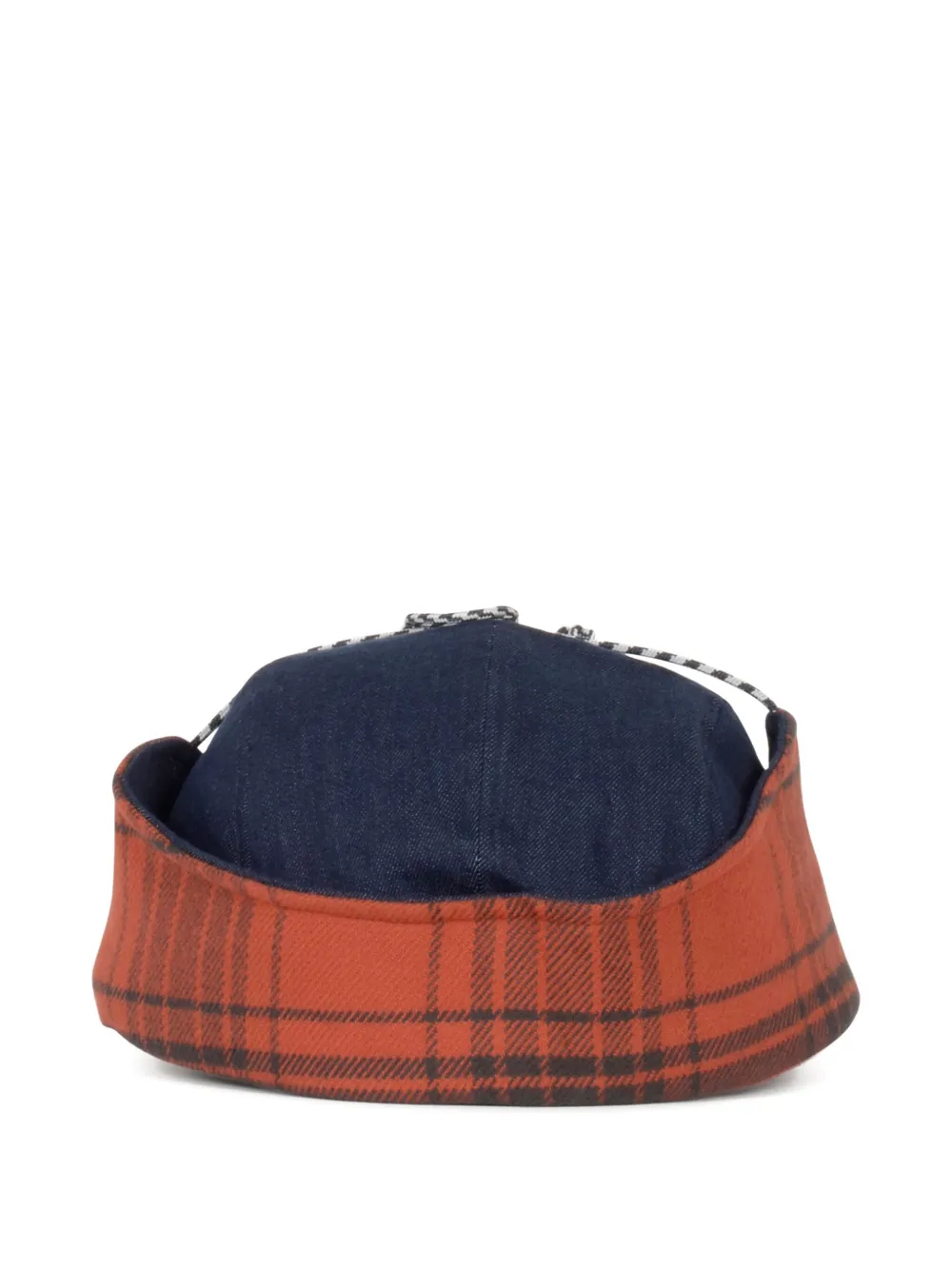 Patagonia Geruite honkbalpet met vijf vlakken Blauw