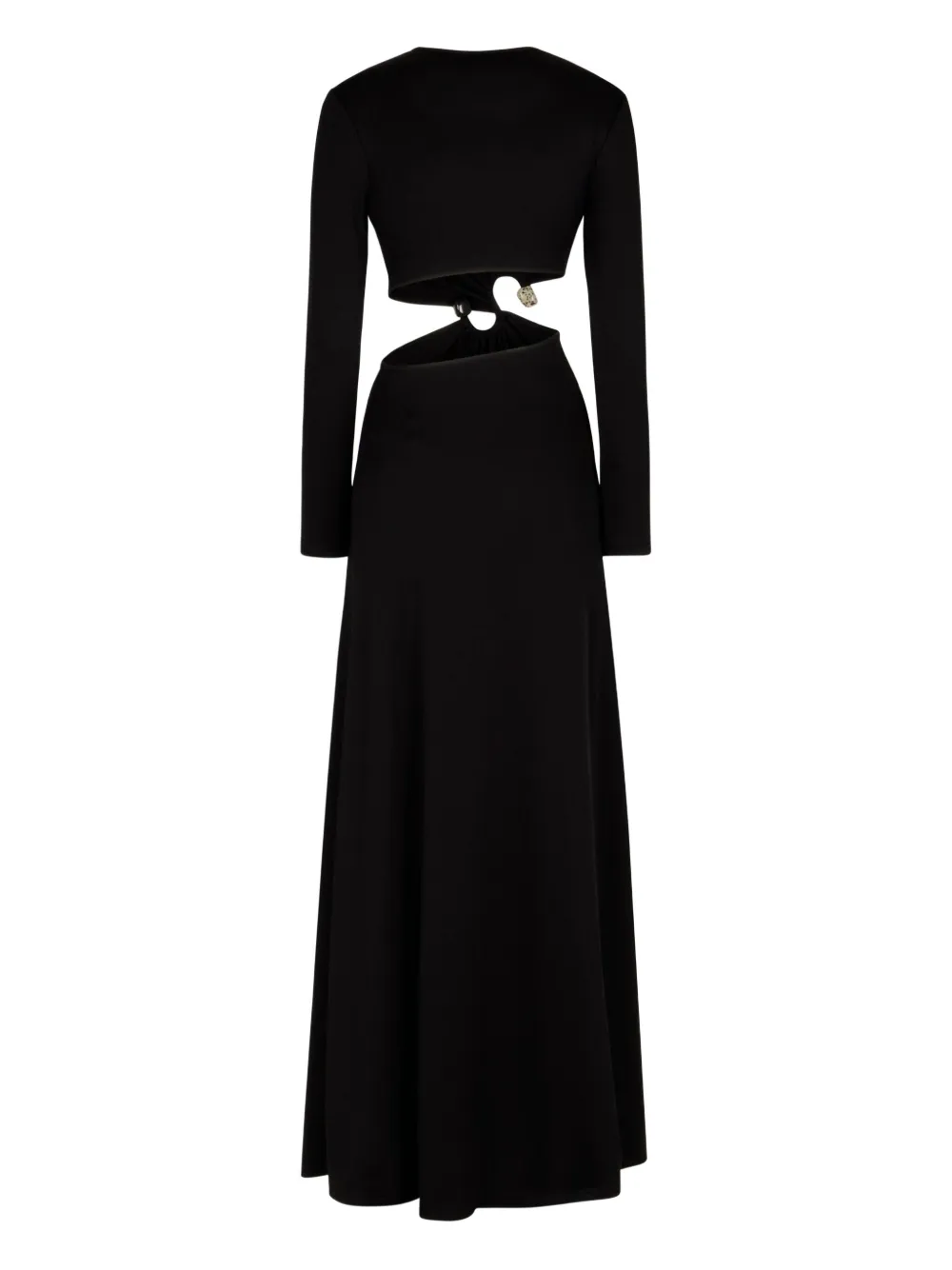 Christopher Esber cut-out ring-detail maxi dress Zwart