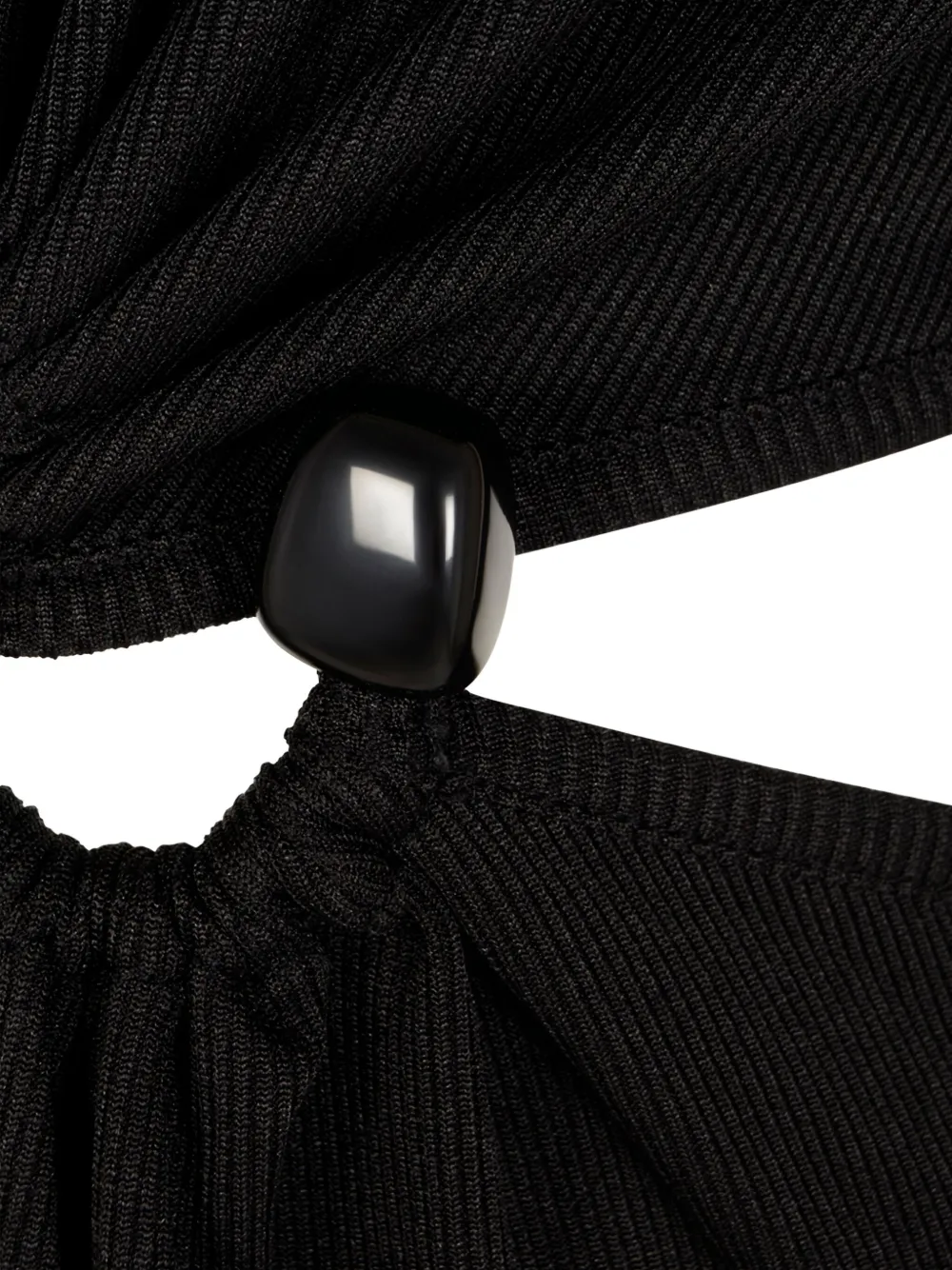 Christopher Esber cut-out ring-detail maxi dress Zwart