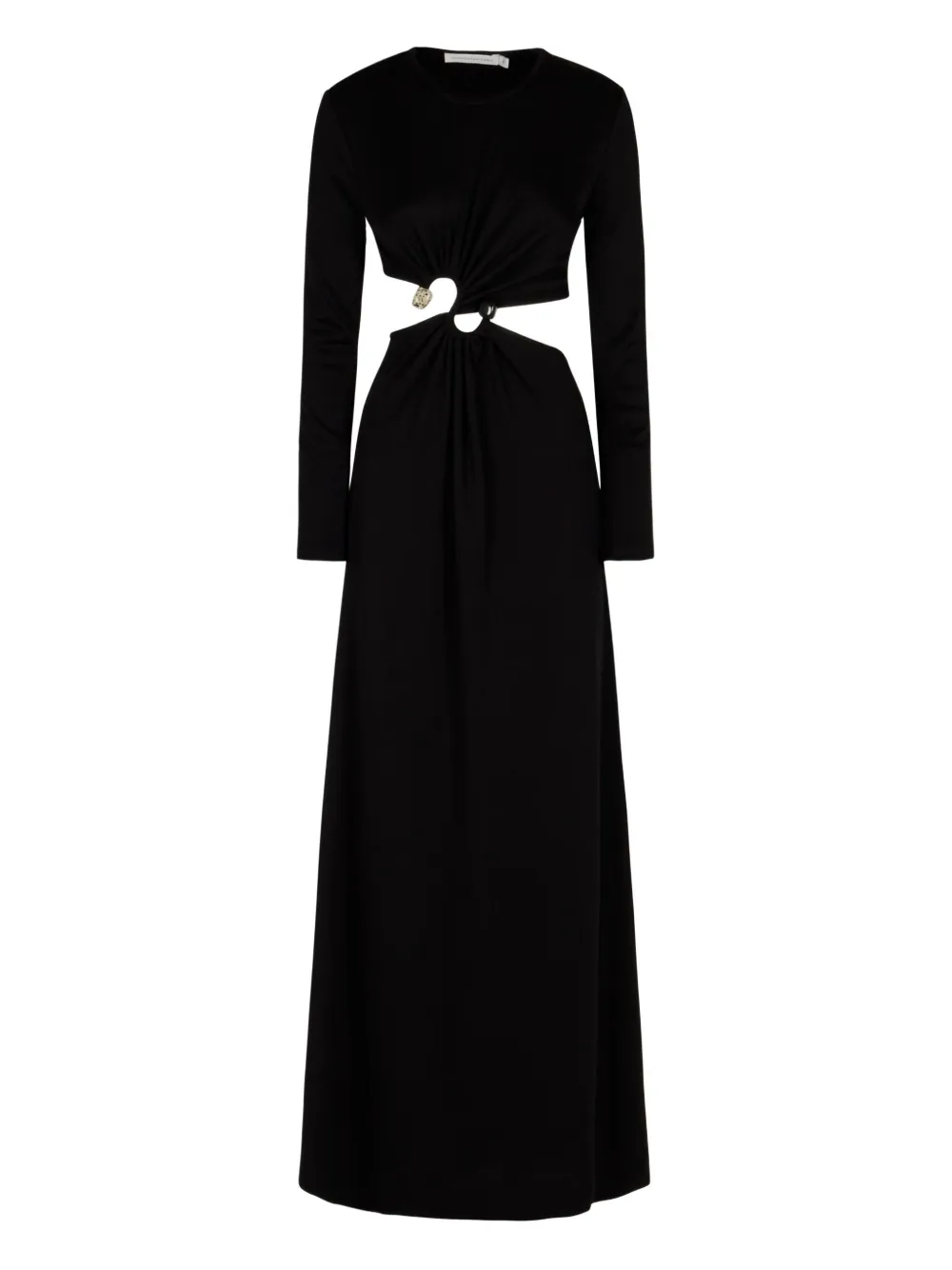 Christopher Esber cut-out ring-detail maxi dress Zwart