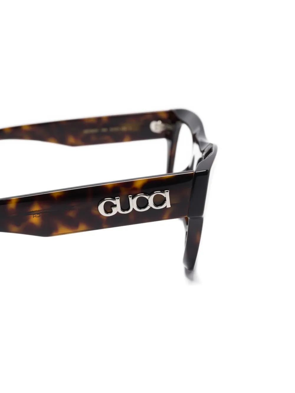 Gucci Bril met geometrisch montuur Zwart