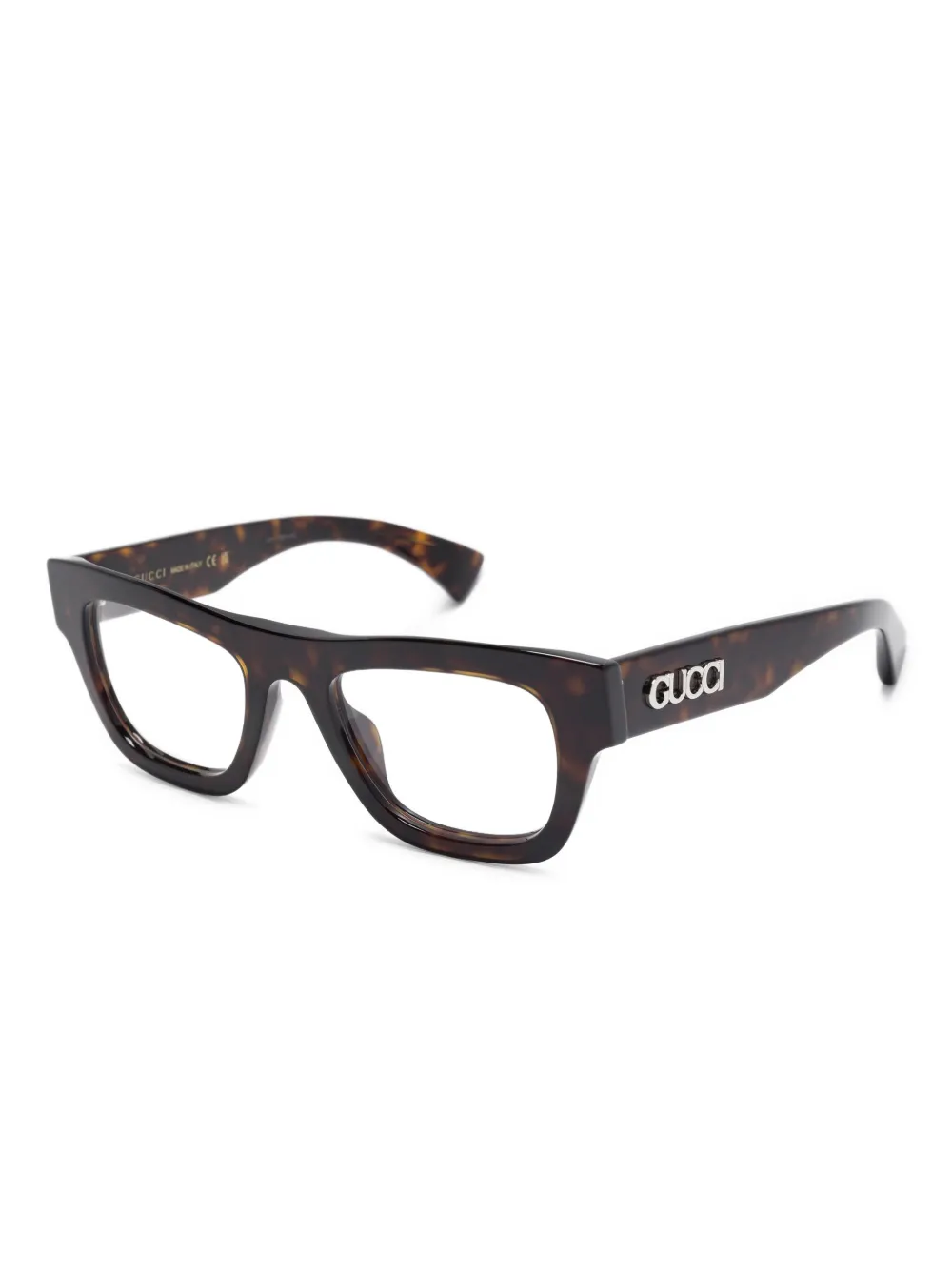 Gucci Bril met geometrisch montuur Zwart