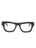 Gucci geometric-frame glasses - Black